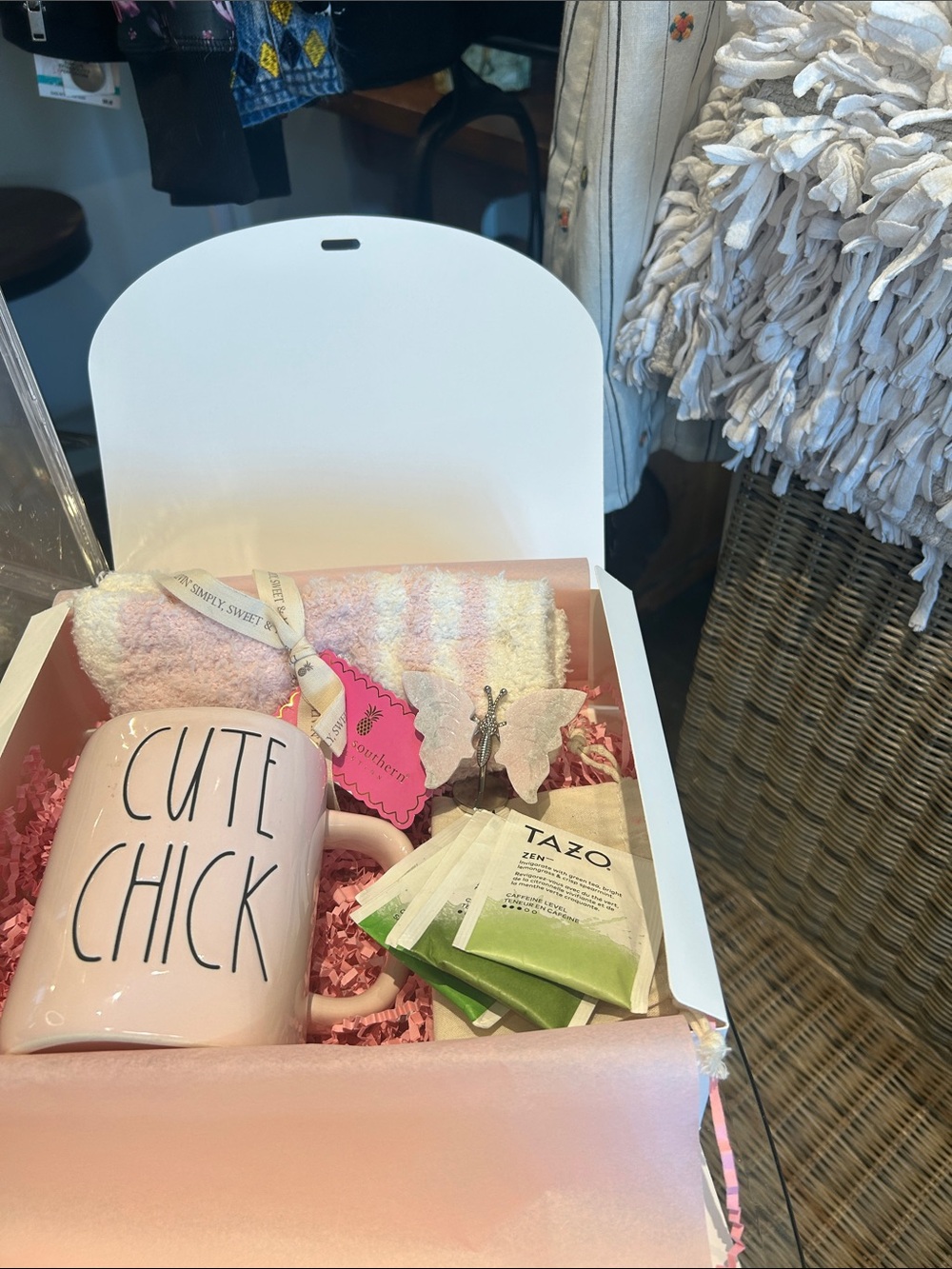 Pink Rae Dunn 'Cute Chick' Self Care Box Bundle Love Yourself First NWT - Picture 6 of 9